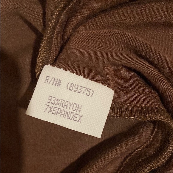 Sky Embellished Ruched Brown Off-Shoulder Halter Gown Size L - Picture 7 of 7